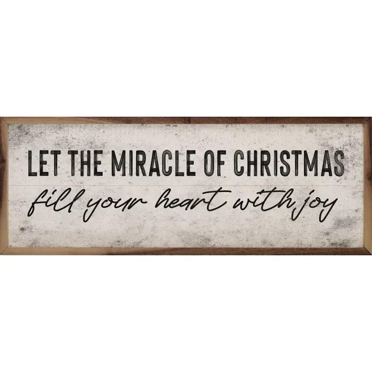 Let the Miracle of Christmas Sign - Posh West Boutique