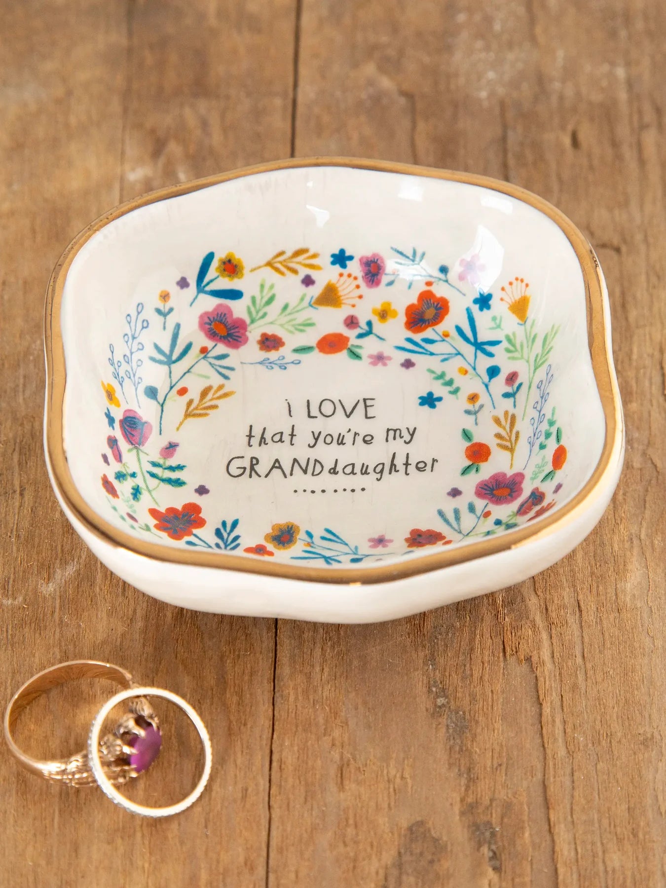 Trinket Dish - Granddaughter - Posh West Boutique