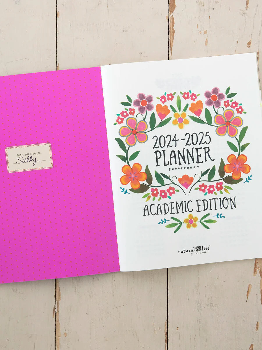 Natural Life Academic Planner Love - Posh West Boutique