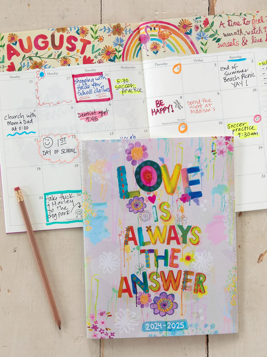 Natural Life Academic Planner Love - Posh West Boutique