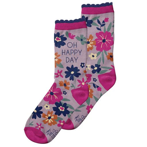 Karma Crew Socks in Adorable Prints! - Posh West Boutique