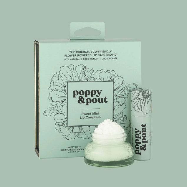 Poppy & Pout Sweet Mint Lip Duo - Posh West Boutique