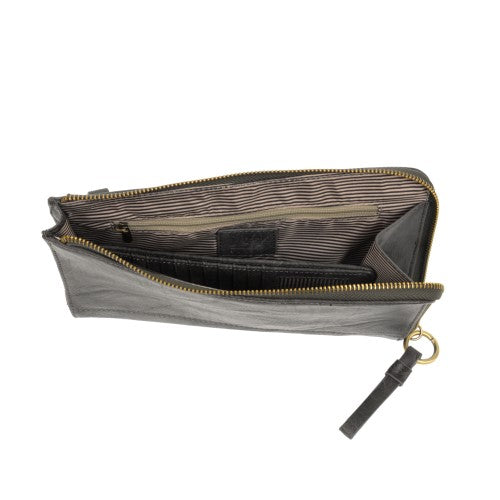 Storm Gray Karina Convertible Wristlet and Wallet - Posh West Boutique