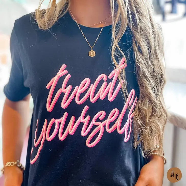 Treat Yourself T-Shirt - Posh West Boutique