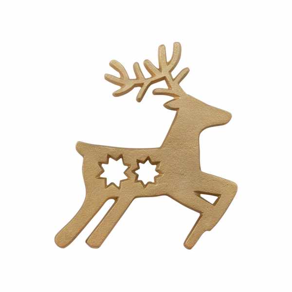 Gold Reindeer Trivet - Posh West Boutique