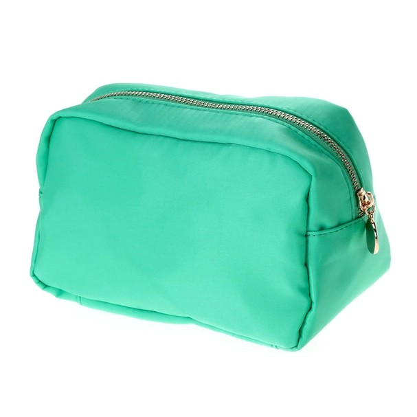 Zippered Nylon Cosmetic Pouch Bag - Posh West Boutique