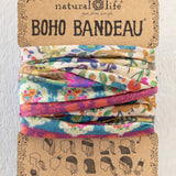Full Boho Bandeau® Headband - Cream Borders - Posh West Boutique