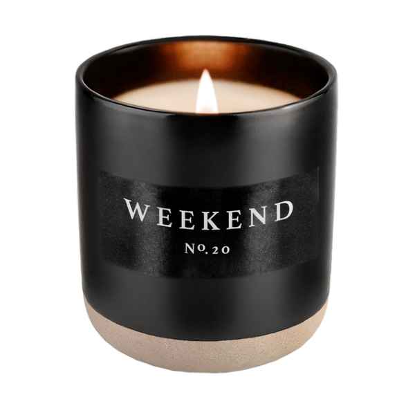 Weekend Stoneware Candle - Posh West Boutique