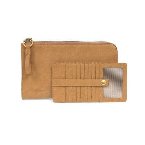 Wheat Karina Convertible Wristlet and Wallet - Posh West Boutique