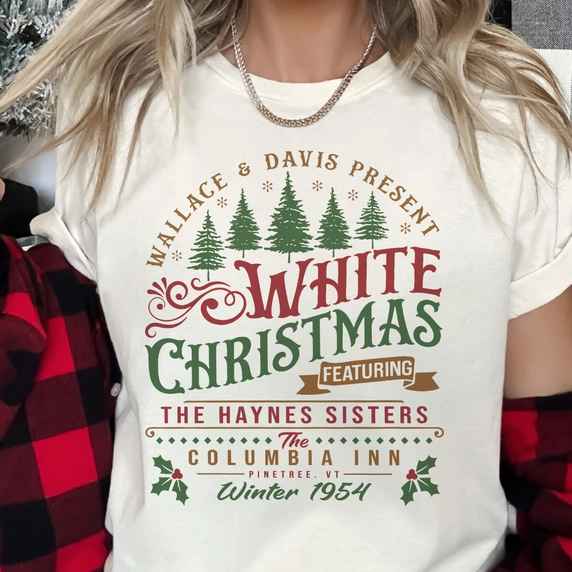 White Christmas Movie T Shirt - Posh West Boutique