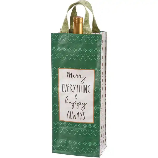 Merry Everything Wine Tote - Posh West Boutique