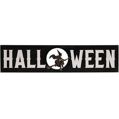 Halloween Witch Printed Wood Sign - Posh West Boutique