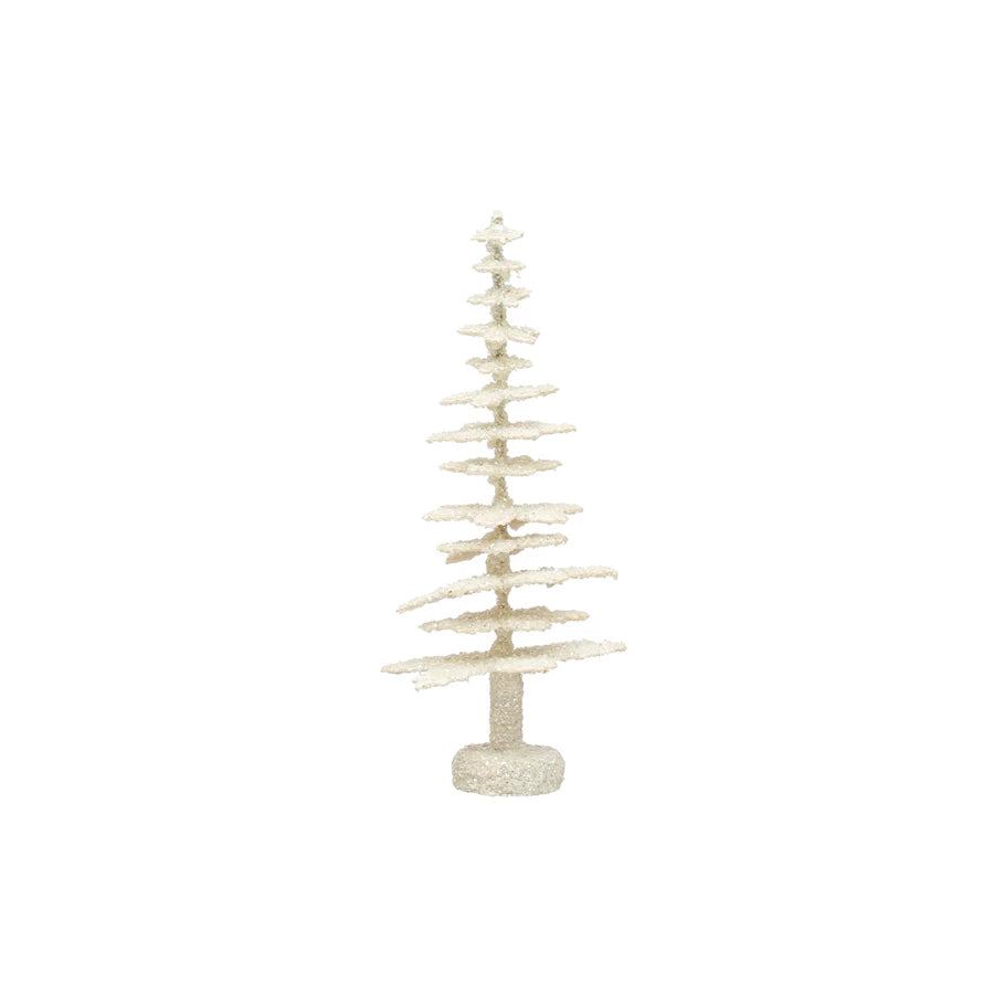 White Paper Tree with Glitter - Posh West Boutique