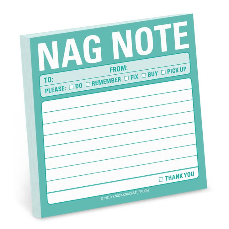 Nag Note Sticky Notes - Posh West Boutique