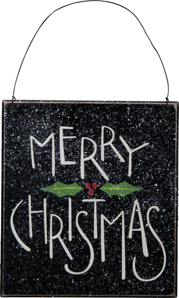 Hanging Merry Christmas Sign - Posh West Boutique
