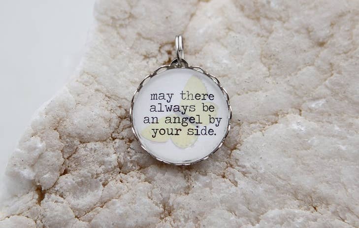 Angel By Your Side Charm - Posh West Boutique