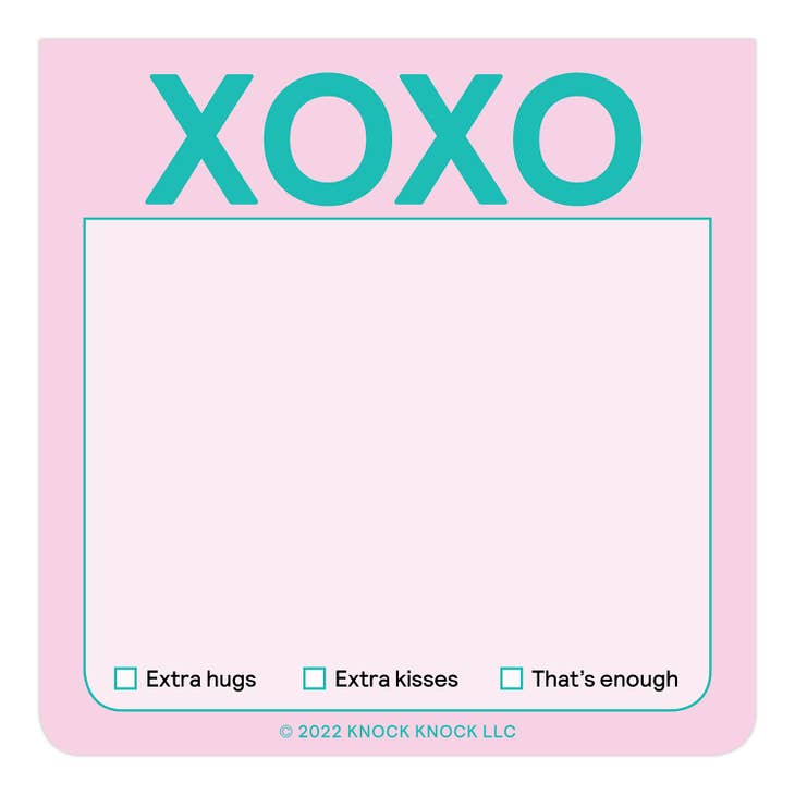 XOXO Sticky Notes - Posh West Boutique