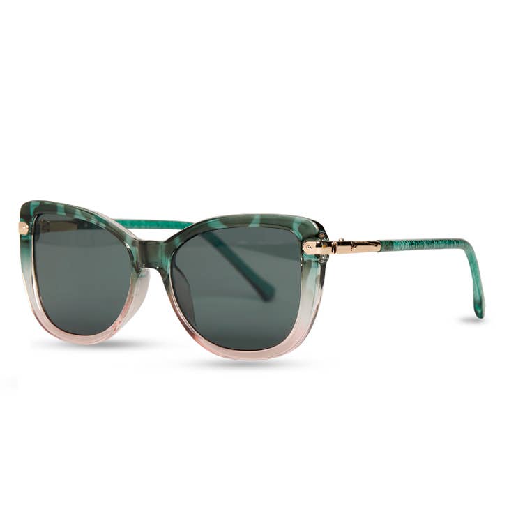 Arlie Rose Green/Pink Sunglasses - Posh West Boutique
