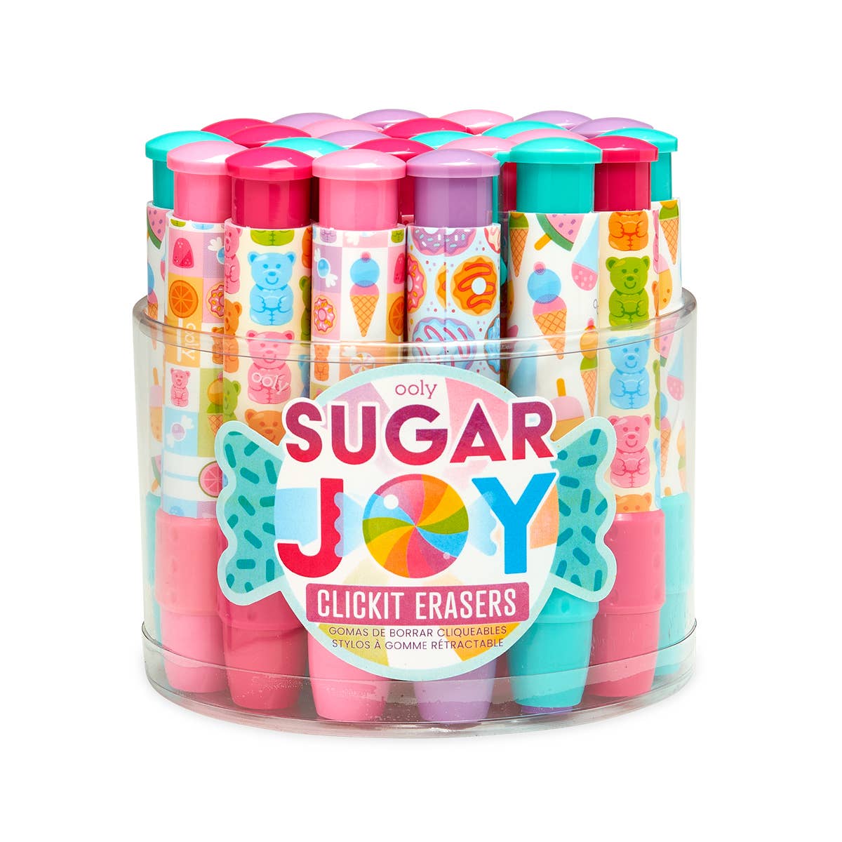 Sugar Joy Click-It Erasers - Posh West Boutique