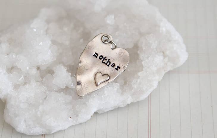 Hand Stamped Rustic Mother Charm - Posh West Boutique