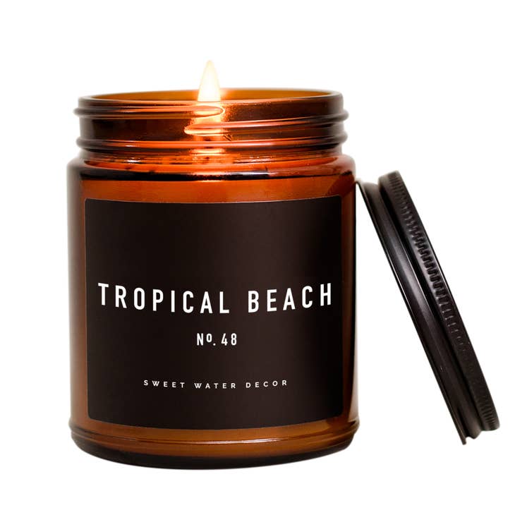 Tropical Beach Soy Candle - Posh West Boutique
