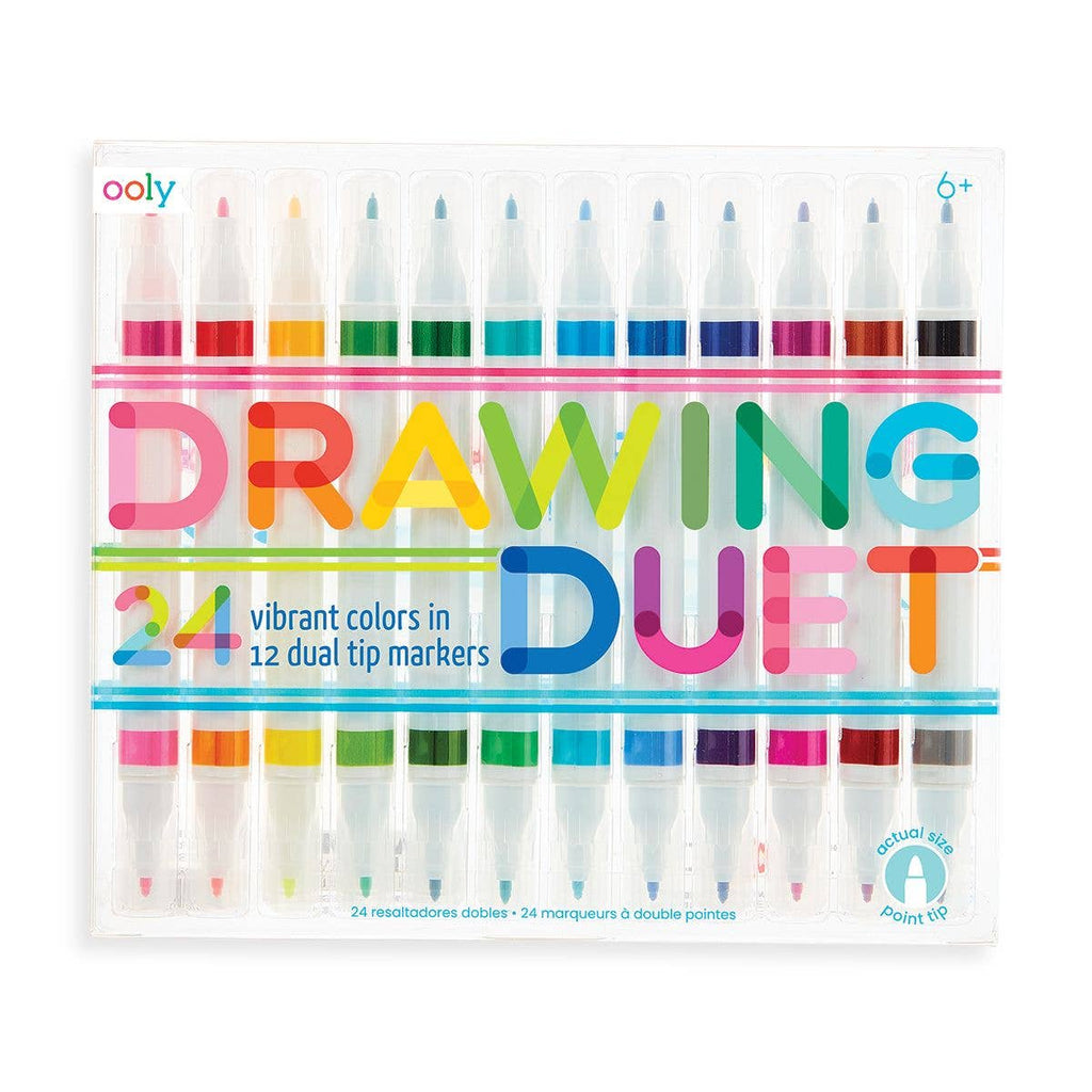 Drawing Duet Double-Ended Markers - Posh West Boutique