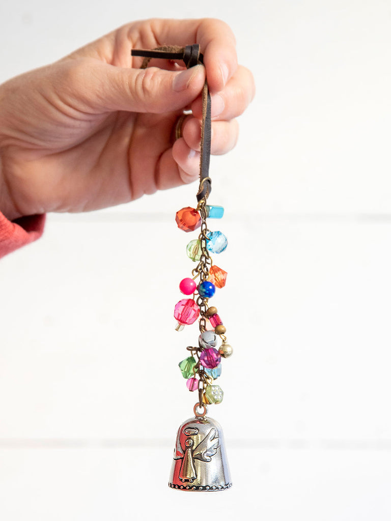 Natural Life Blessing Bell Car Charm - Posh West Boutique
