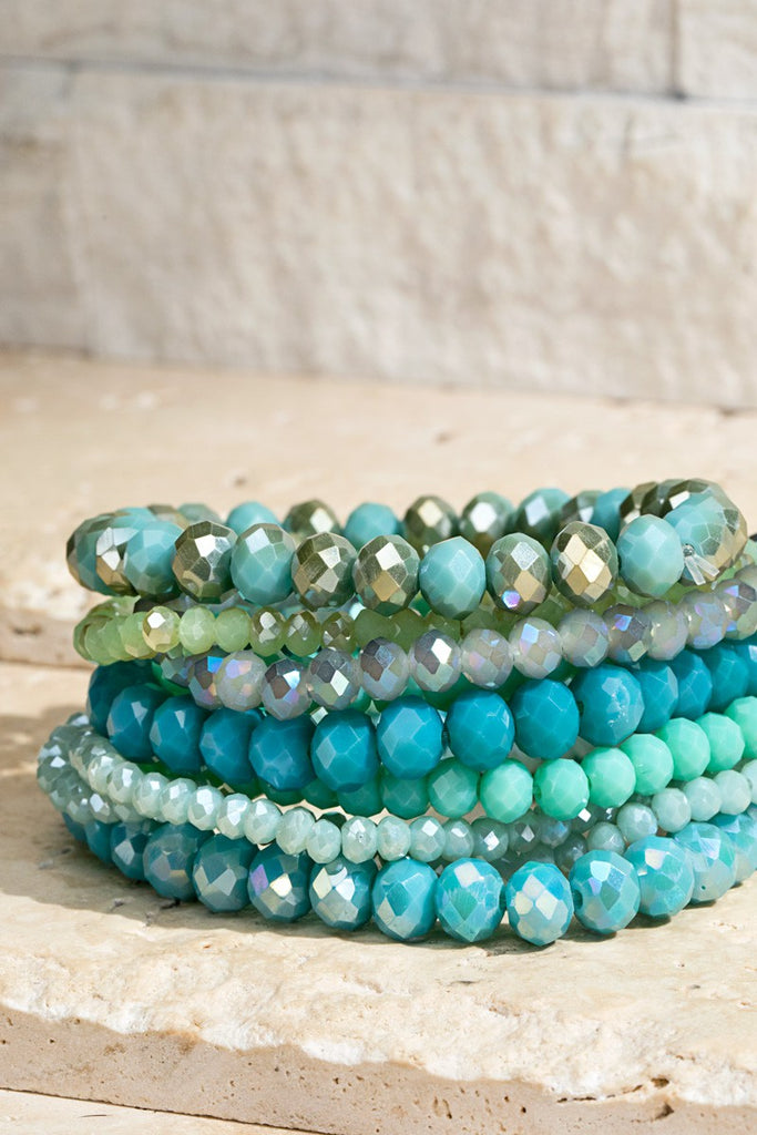 Glass Bead Bracelets - Posh West Boutique