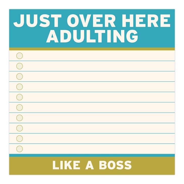 Adulting Large Sticky Notes - Posh West Boutique