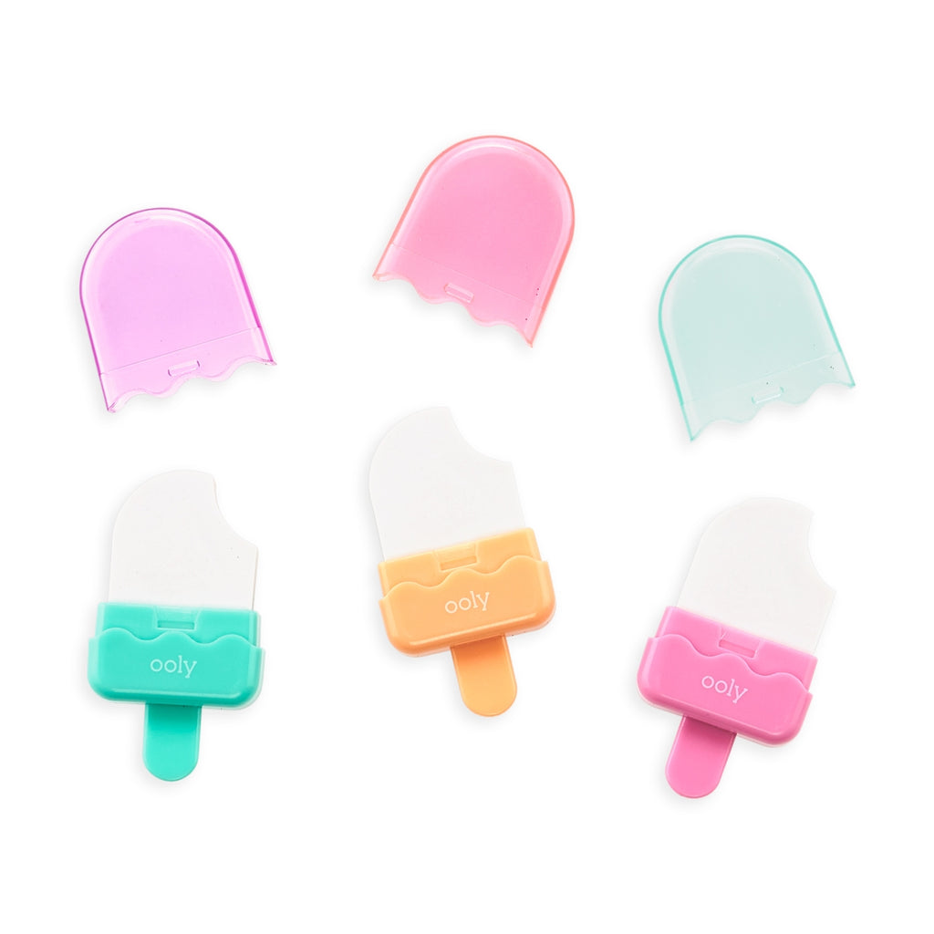 Icy Pop Erasers set of 3 - Posh West Boutique