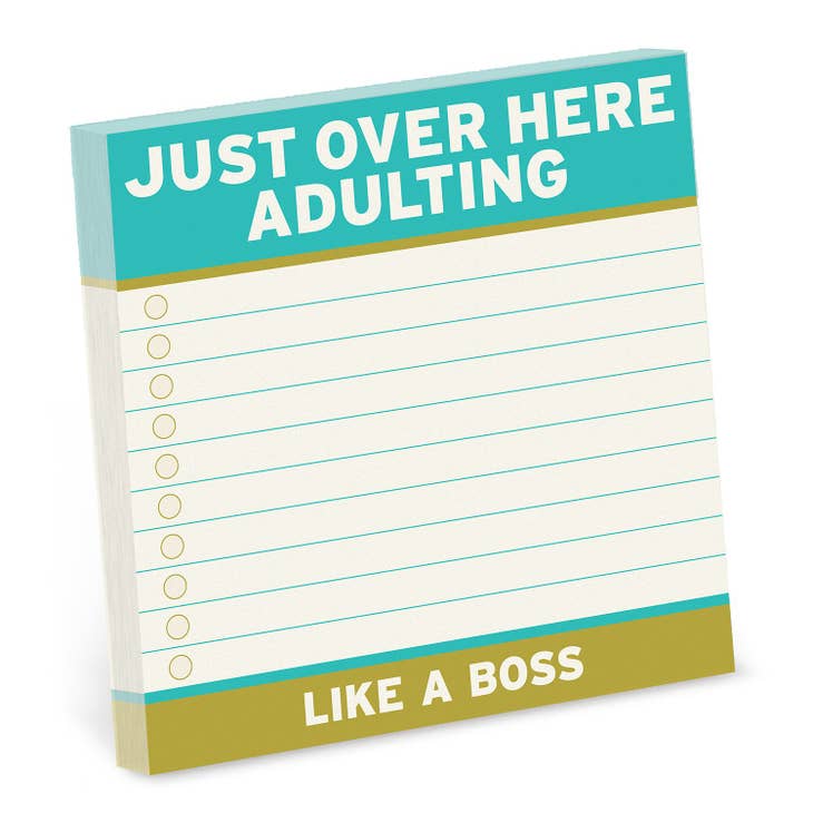Adulting Large Sticky Notes - Posh West Boutique