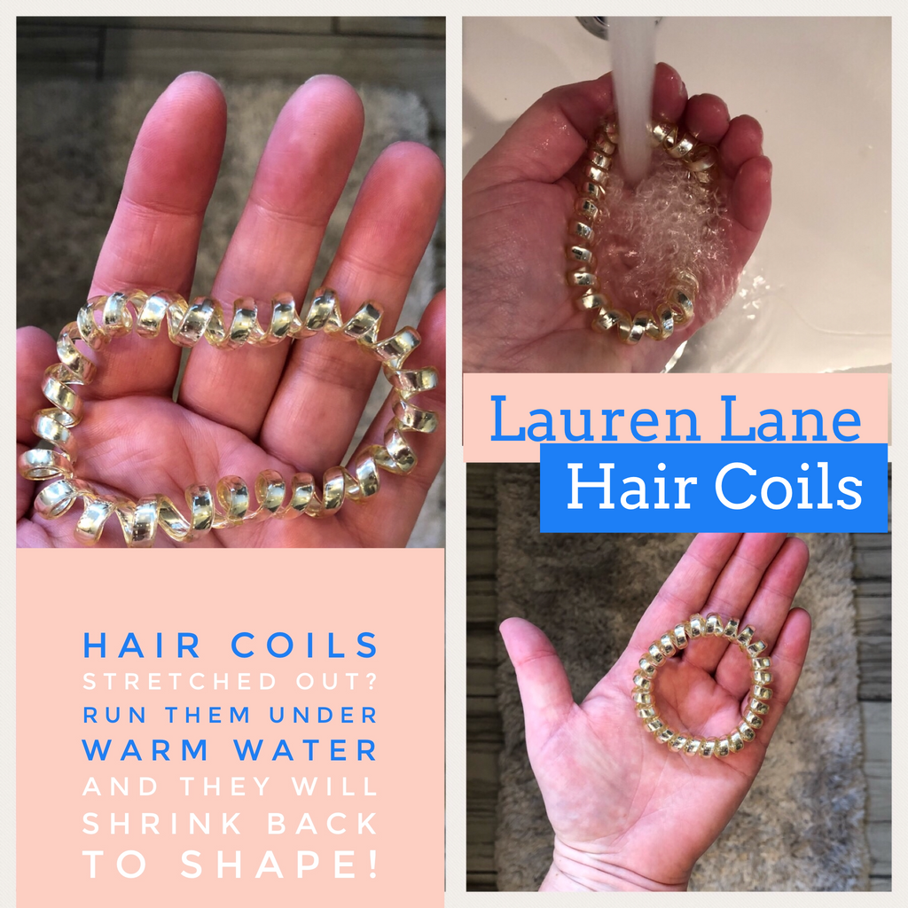 Blond Hair Coils, Set of 5 - Posh West Boutique