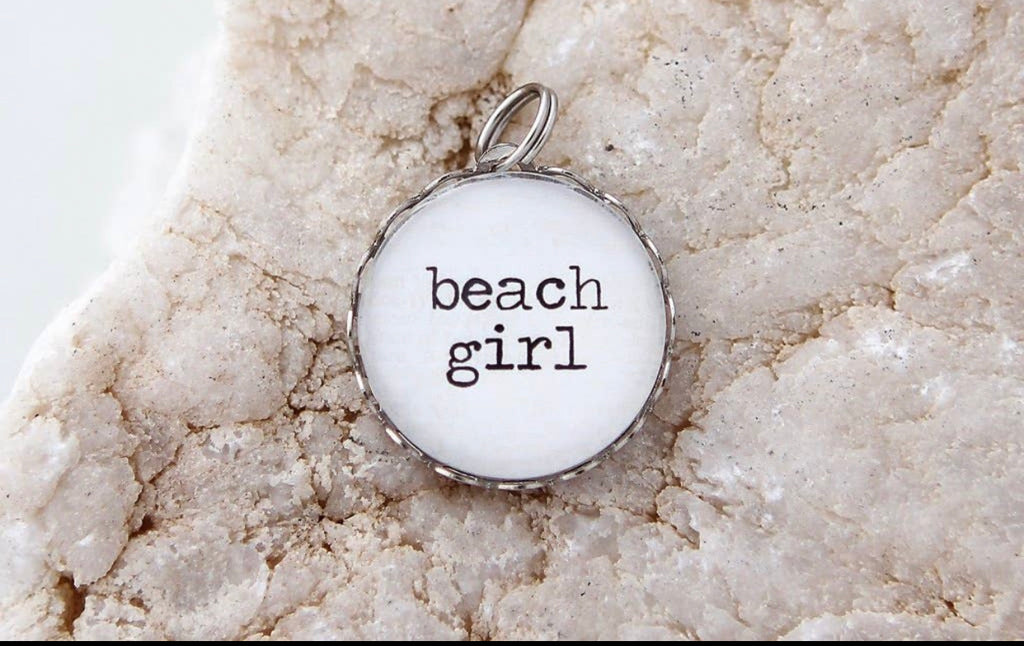 Beach Girl Lace Edge Charm - Posh West Boutique