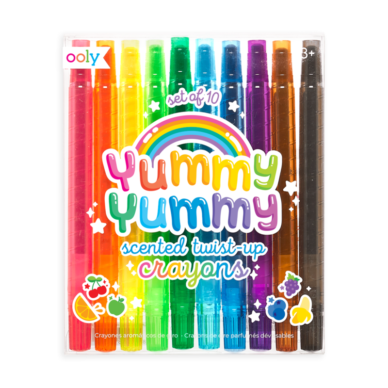 Yummy Yummy Scented Twist Up Crayons - Posh West Boutique