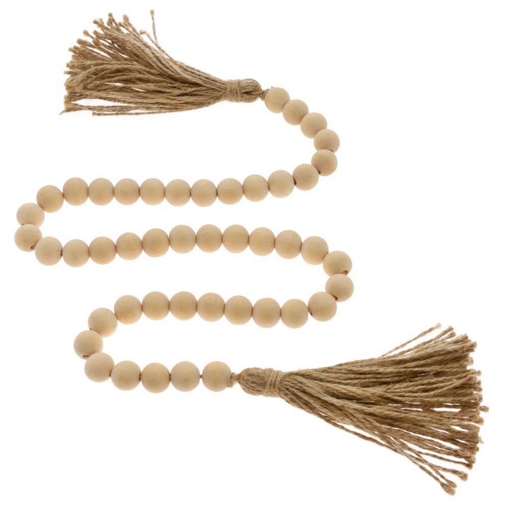 Natural Bead Garland - Posh West Boutique