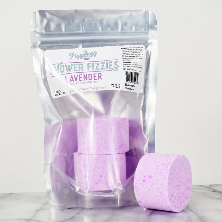 Lavender Fizzies Shower Melts - Posh West Boutique