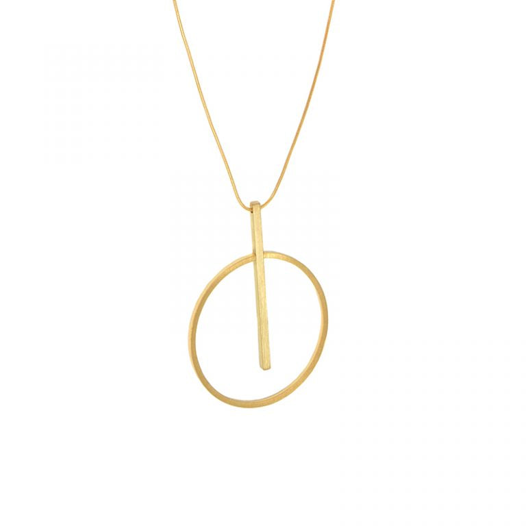 Gold Adjustable Pendulum Necklace - Posh West Boutique